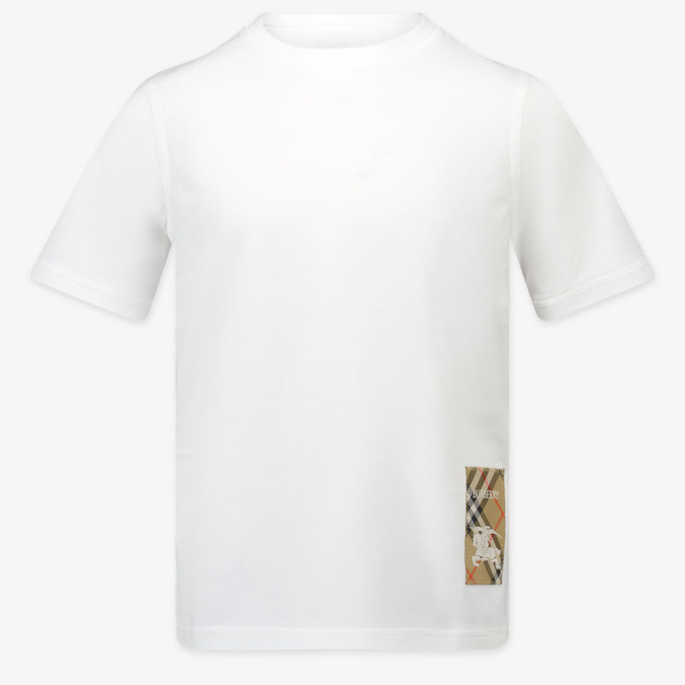 Burberry Kinder Unisex T-Shirt In Wit