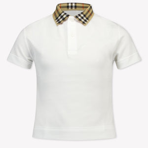Burberry Johane Kids Boys Polo White