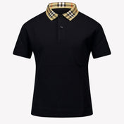 Burberry Johane Kinder Jongens Polo In Zwart