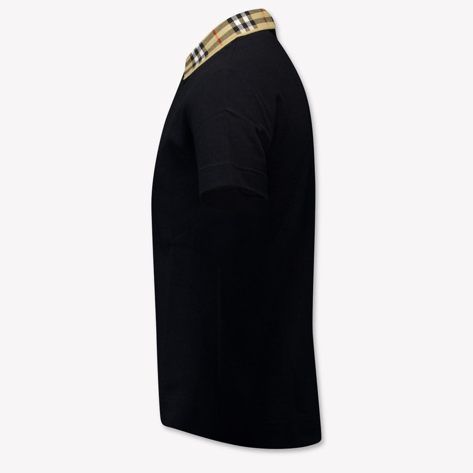 Burberry Johane Kinder Jongens Polo In Zwart