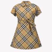 Burberry Giulietta Kids Girls Dress Beige