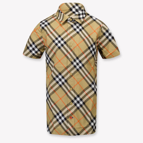 Burberry Children's boys blouse in Beige