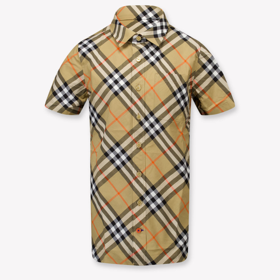 Burberry Children's boys blouse in Beige
