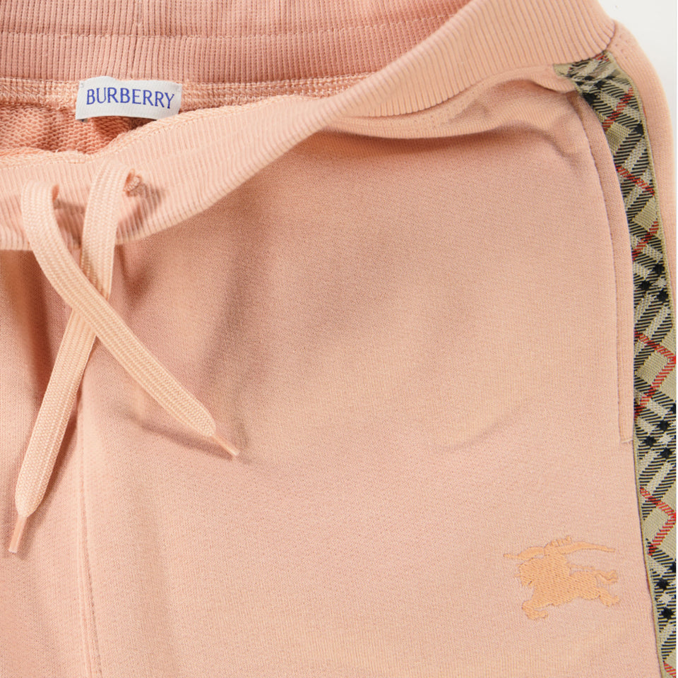 Burberry Kinder Meisjes Broek In Licht Roze