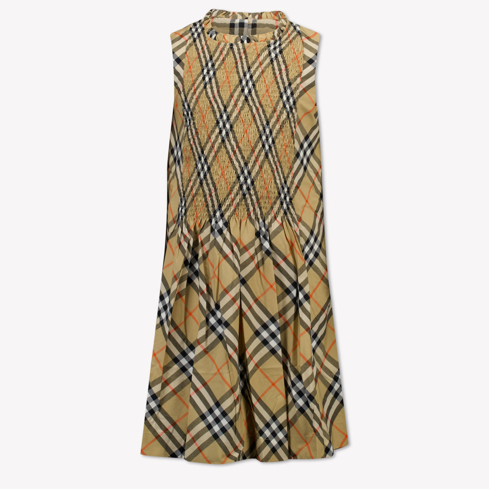 Burberry Yvette children's girls dress Beige – Superstellar
