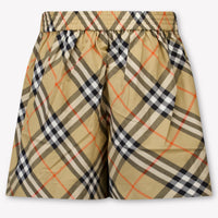 Burberry Marcy Kids Girls Shorts  Beige
