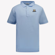 Burberry Kinder Jongens Polo In Licht Blauw