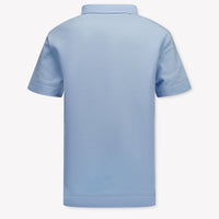 Burberry Kids Boys Polo  Light Blue