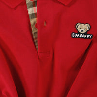 Burberry Kinder Jongens Polo In Rood