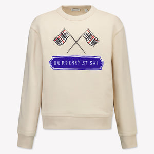 Burberry Kids Boys Sweater  Light Beige