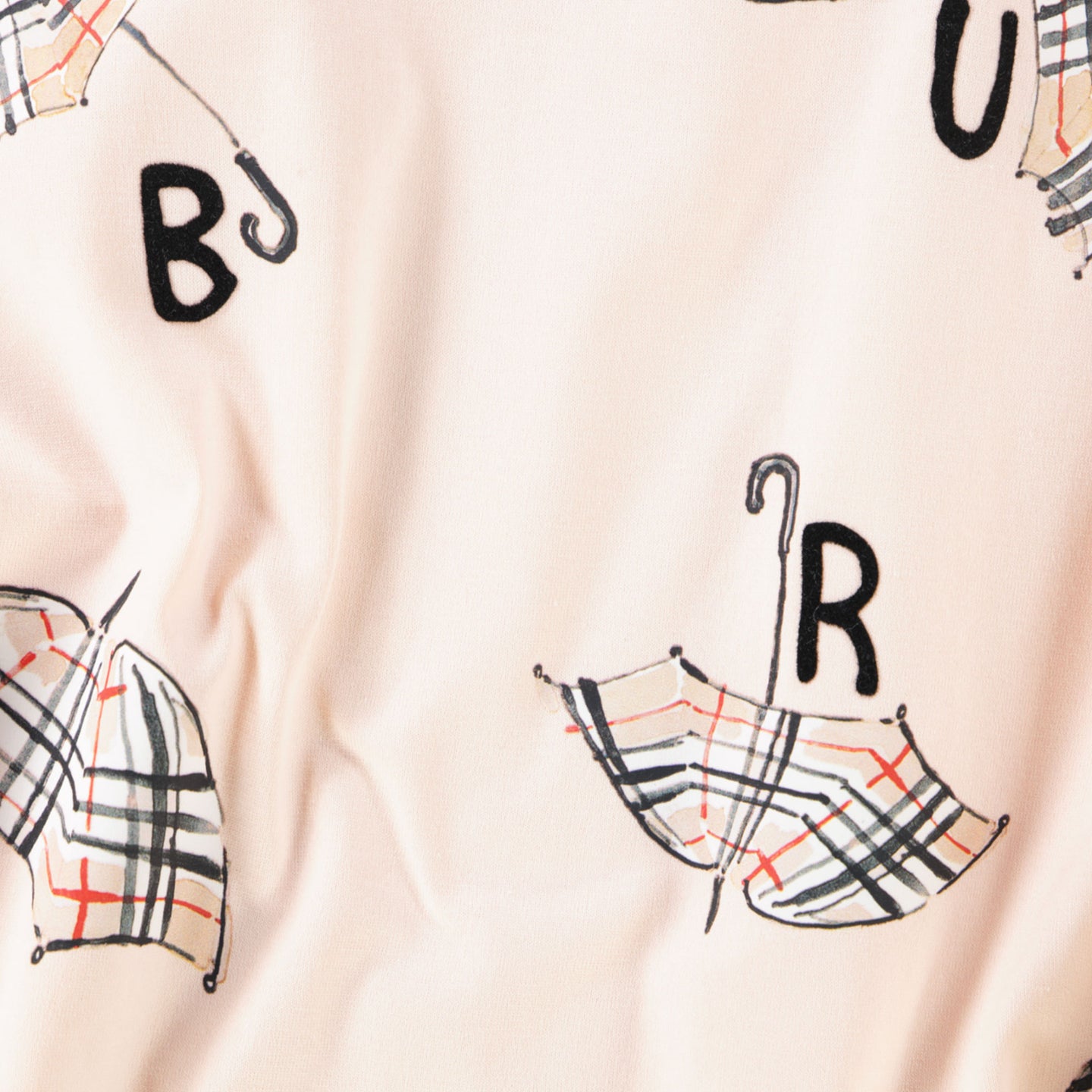 Burberry Kids Girls  T-Shirt Light Pink
