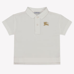 Burberry Baby Boys Polo  White
