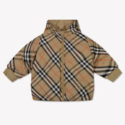 Burberry Axel Baby Jongens Winterjas In Beige