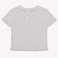 Burberry Pennybear Baby Girls T-Shirt  White