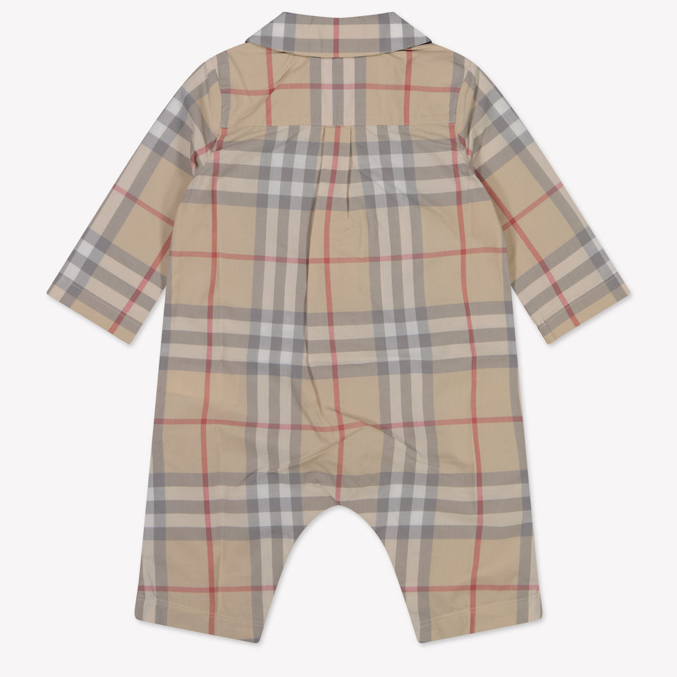 Burberry Andreas Baby Jongens Boxpakje In Licht Beige