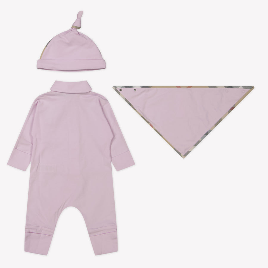 Burberry Baby Girls Playsuit  Light Pink