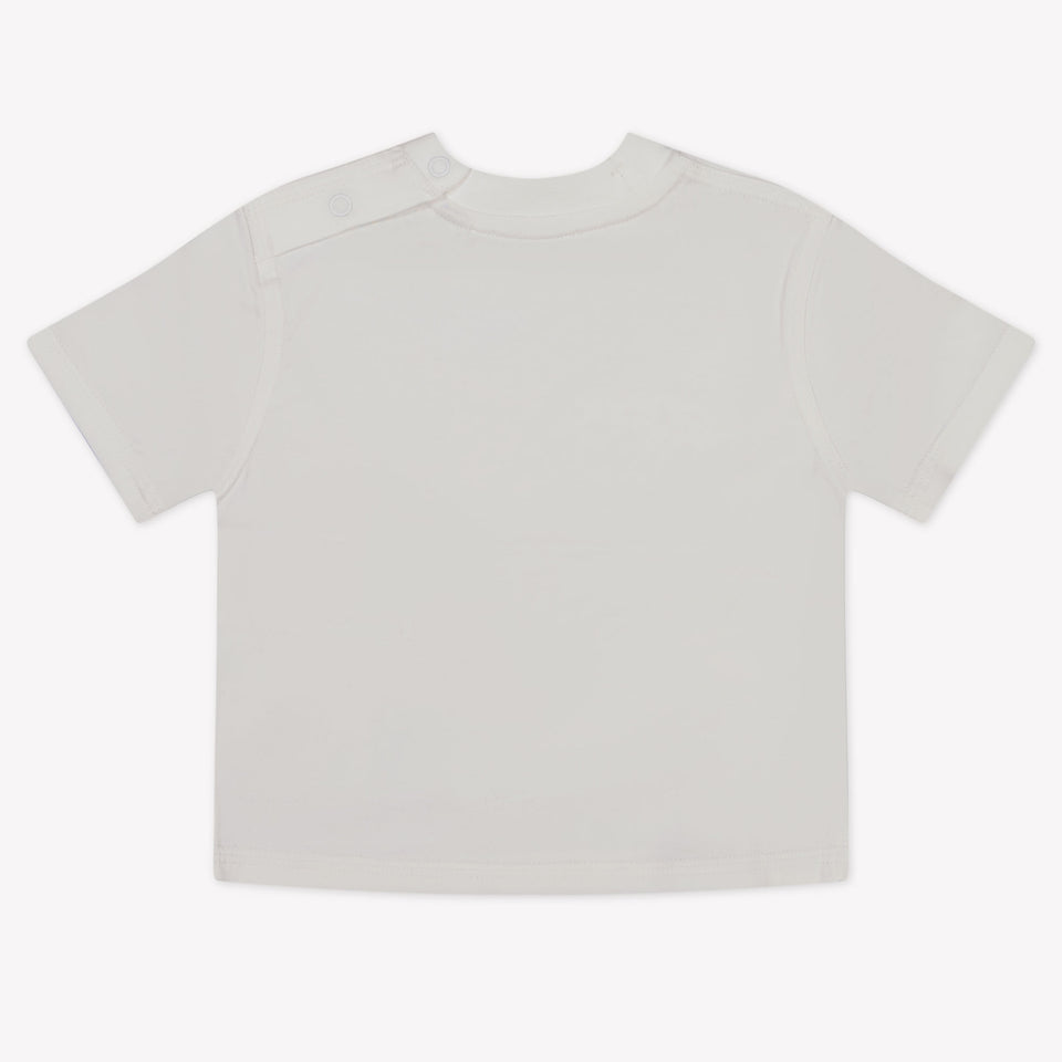 Burberry Baby Unisex T-shirt in White