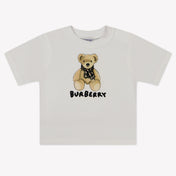 Burberry Baby Unisex T-shirt in White