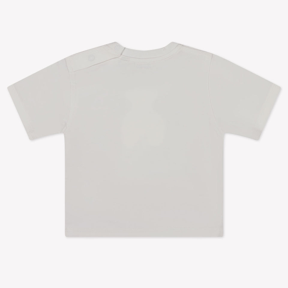 Burberry Baby Unisex T-shirt in White