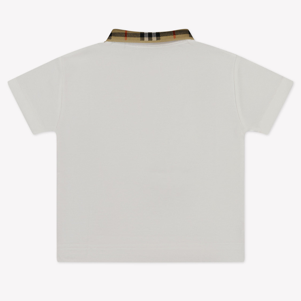 Burberry Baby Jongens Polo In Wit