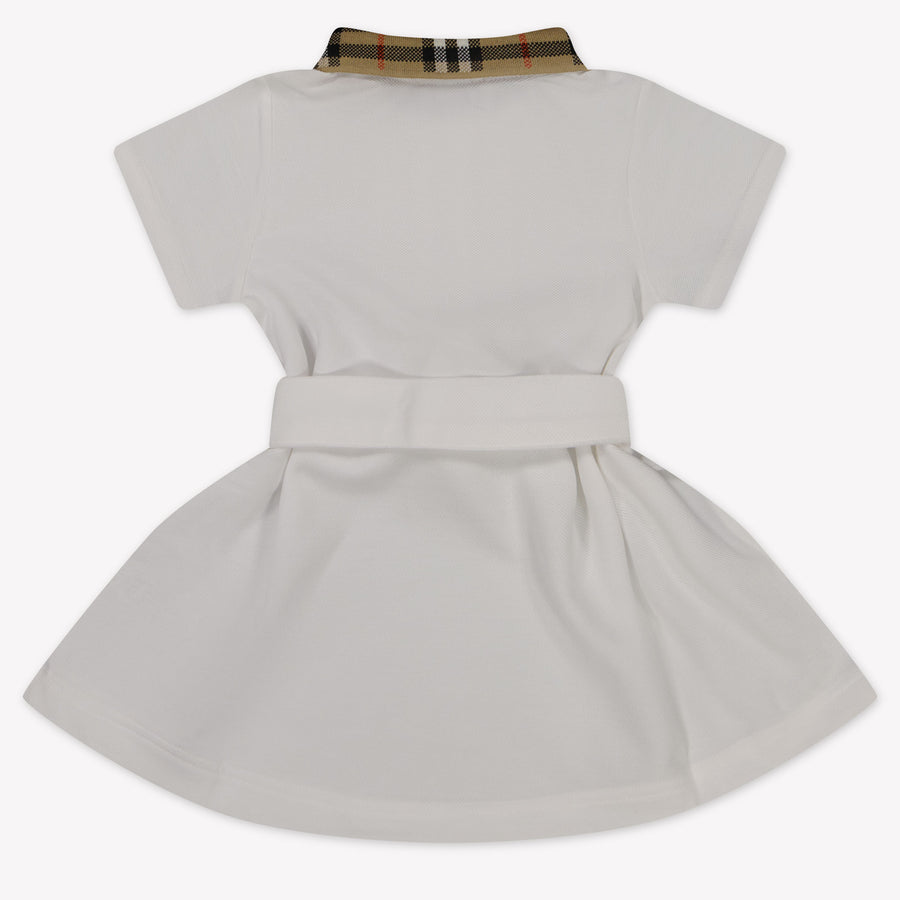 Burberry Astrid Baby Girls Dress  White