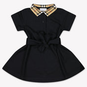 Burberry Astrid Baby Meisjes Jurk In Zwart