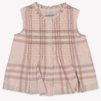 Burberry Baby Meisjes T-Shirt In Licht Roze