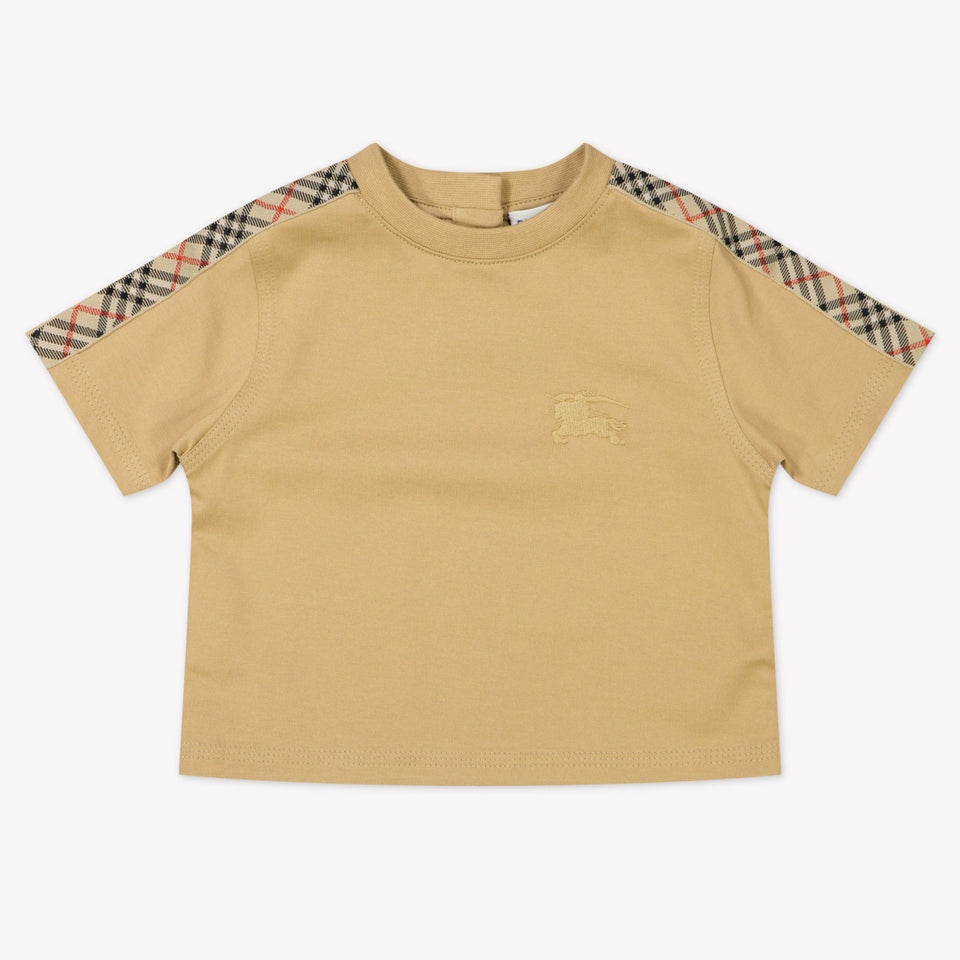 Burberry Baby Unisex T-Shirt In Zand