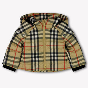 Burberry Baby Girls Winter Jacket  Beige