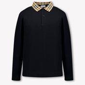 Burberry Kinder Jongens Polo In Zwart
