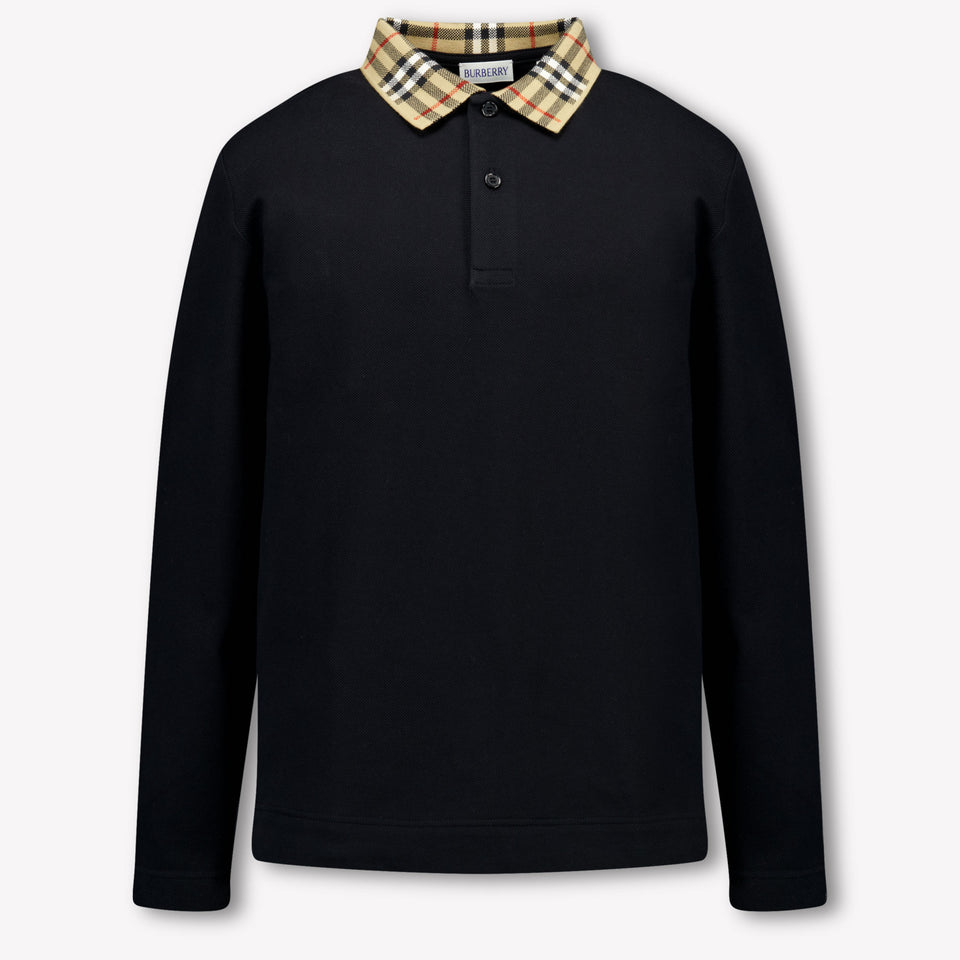 Burberry Kinder Jongens Polo In Zwart