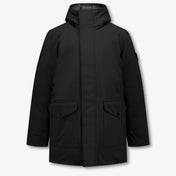 Stone Island Kinder Jongens Winterjas In Zwart