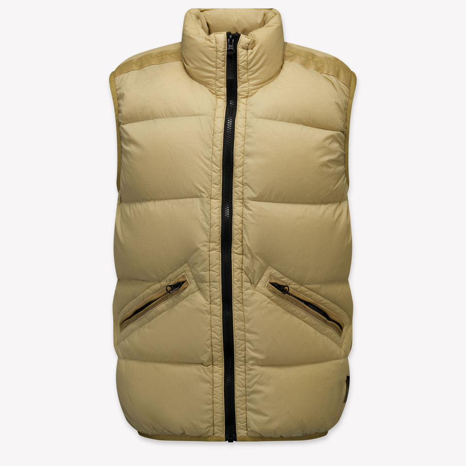 Stone Island Children's Boys Body Warmer In Beige