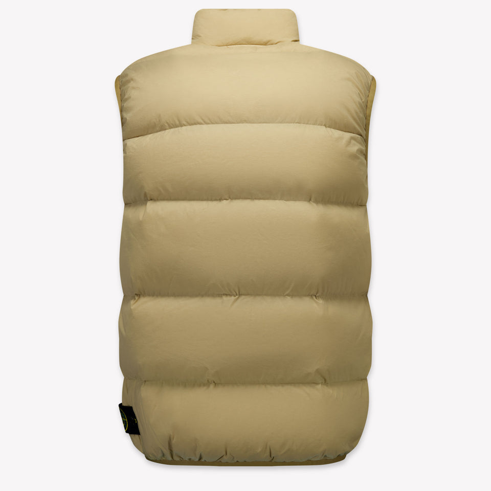 Stone Island Children's Boys Body Warmer In Beige