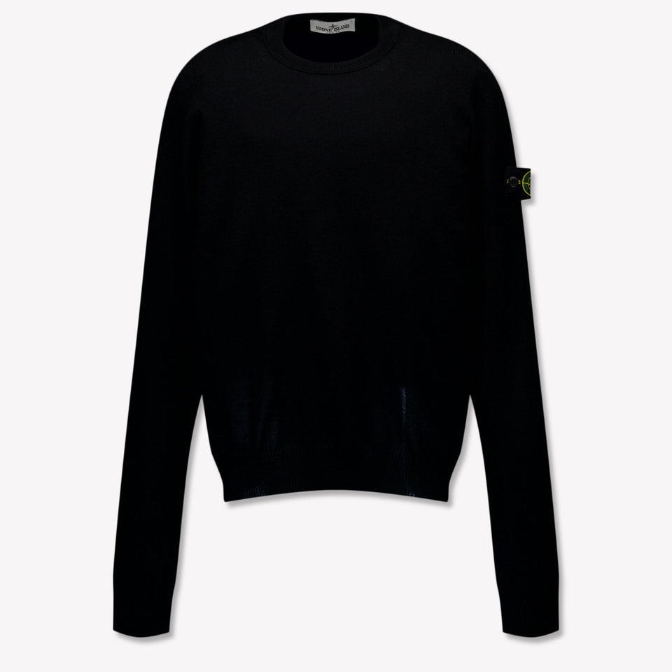 Stone Island Kids Boys Sweater  Black