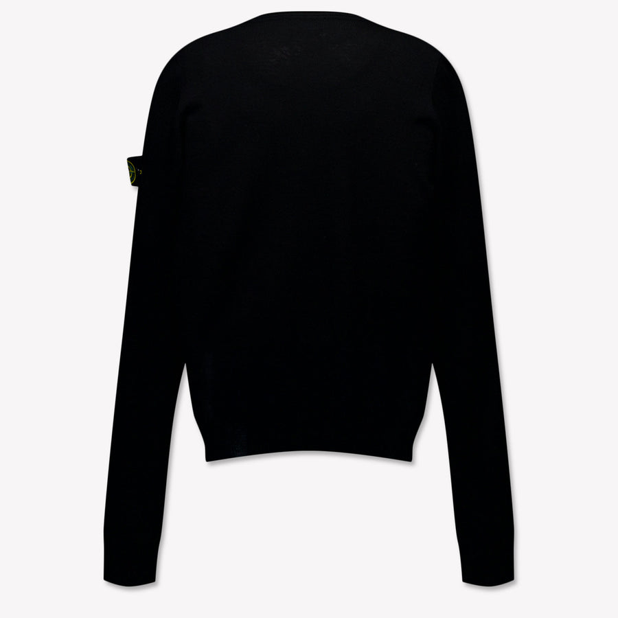 Stone Island Kids Boys Sweater  Black