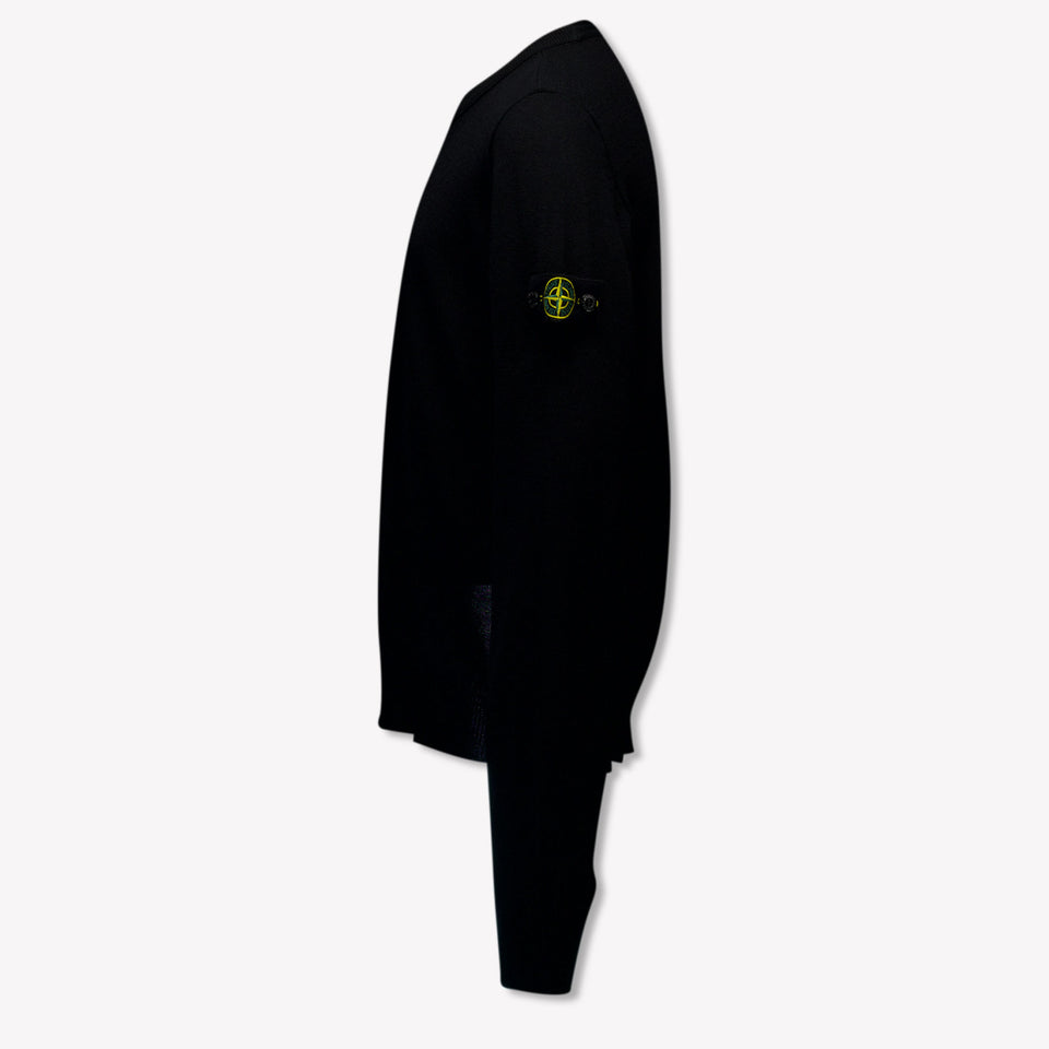 Stone Island Kids Boys Sweater  Black