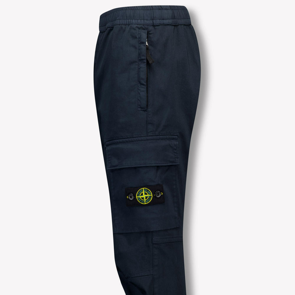Stone Island Kids Boys  Pants Navy