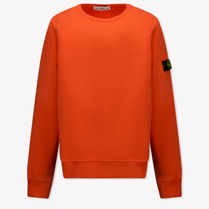 Stone Island Kids Boys Sweater  Red