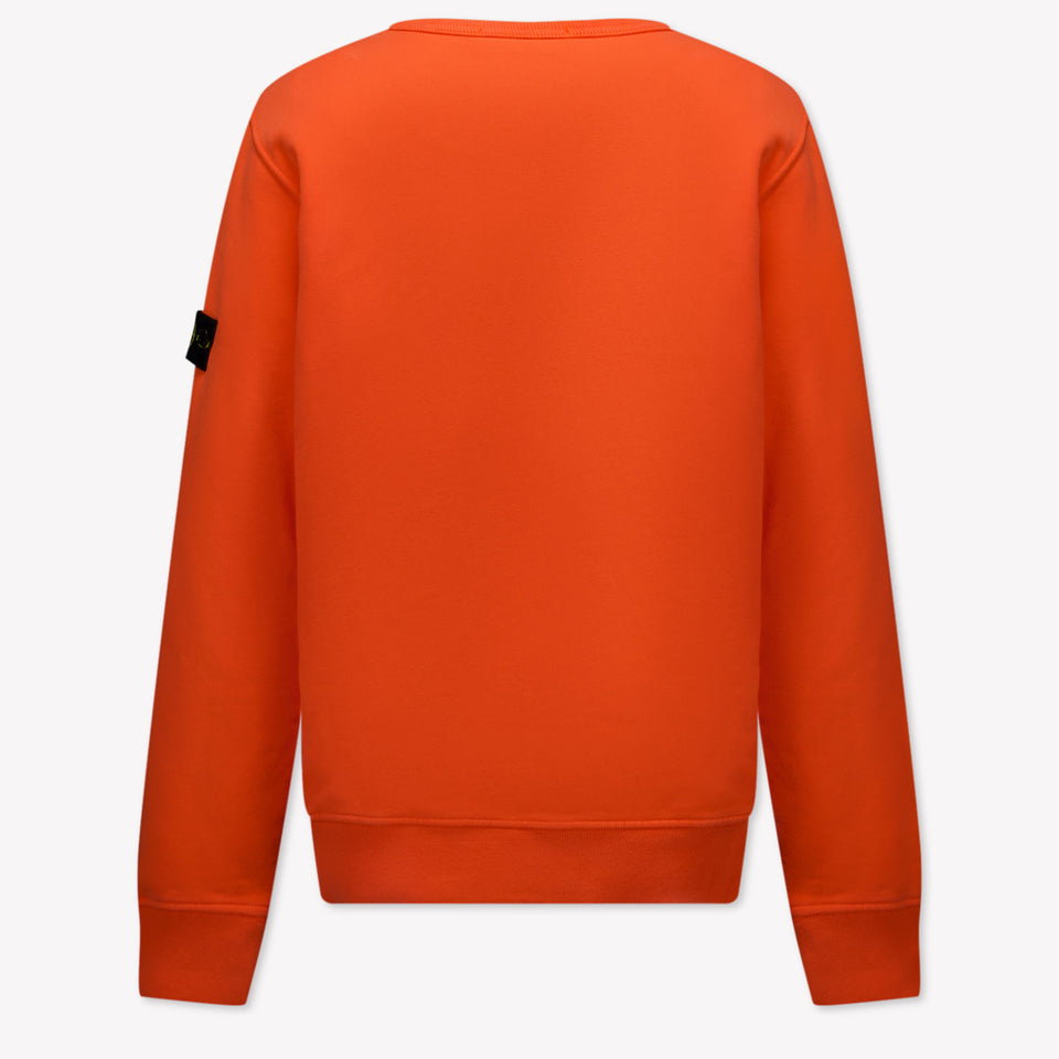 Stone Island Kids Boys Sweater  Red