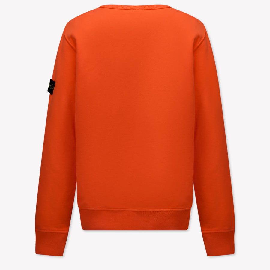 Stone Island Kids Boys Sweater  Red