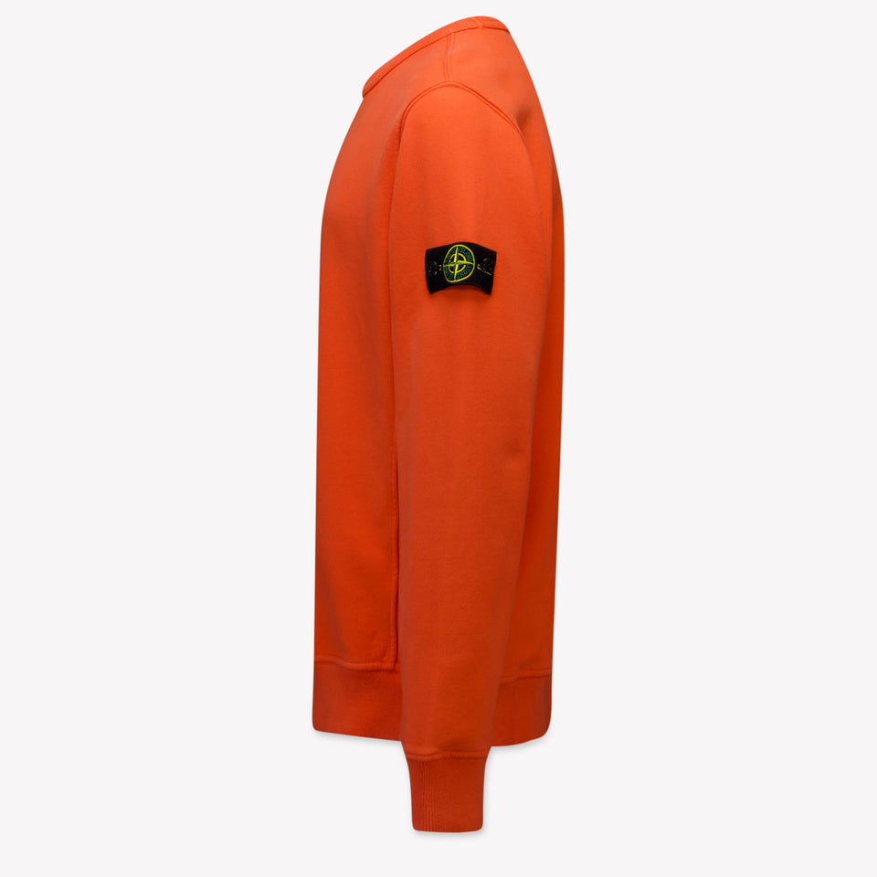 Stone Island Kids Boys Sweater  Red