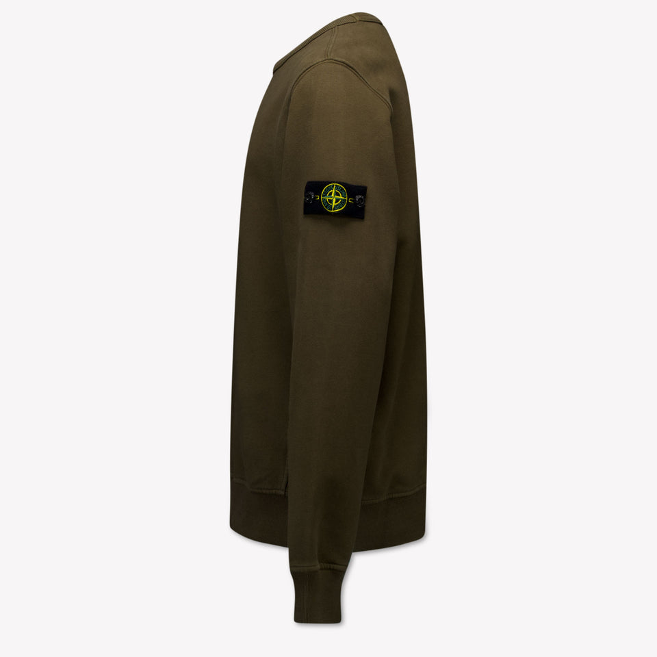 Stone Island Kids Boys Sweater  Army