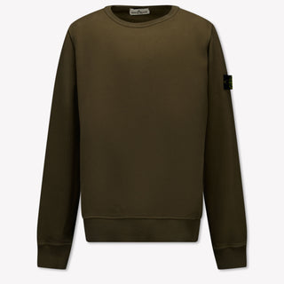 Stone Island Children's boys sweater in Army