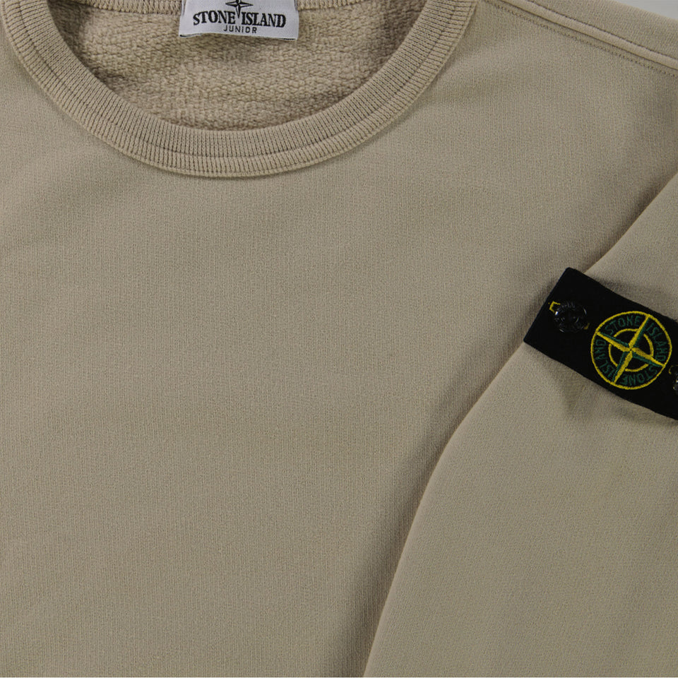 Stone Island Children's boys sweater in Sand