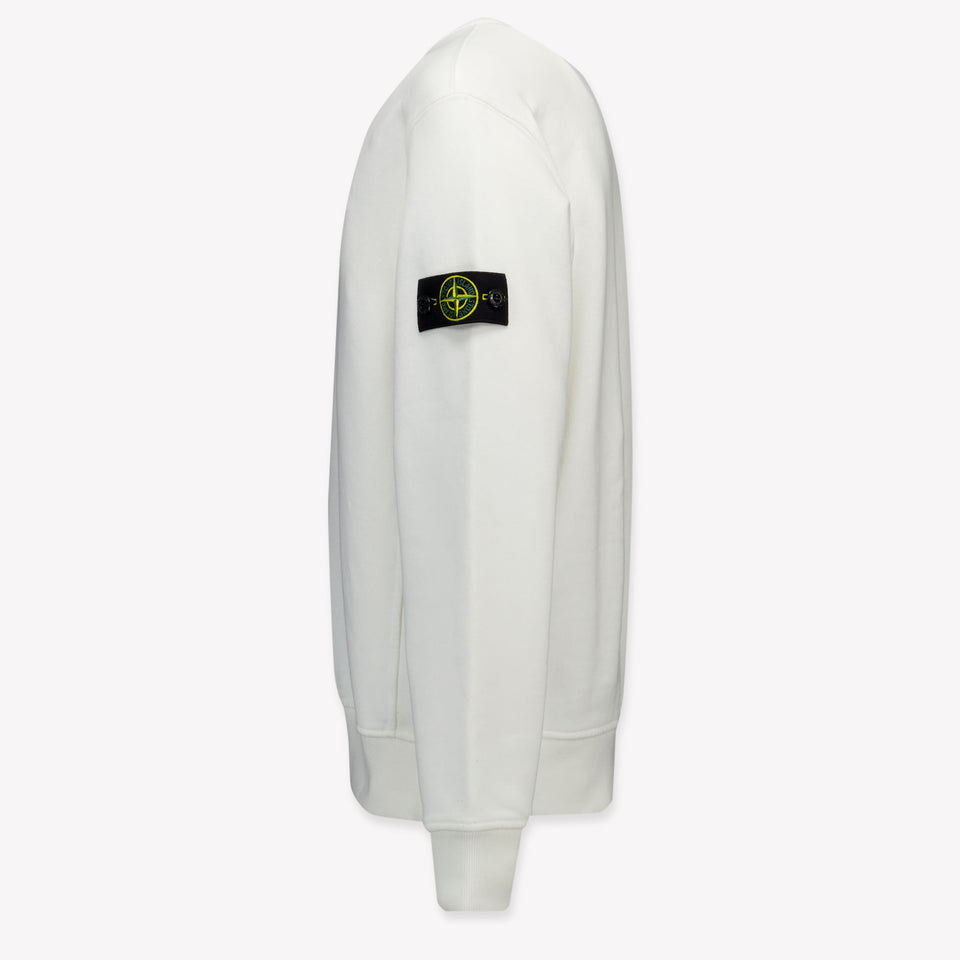 Stone Island Kids Boys Sweater  Offwhite