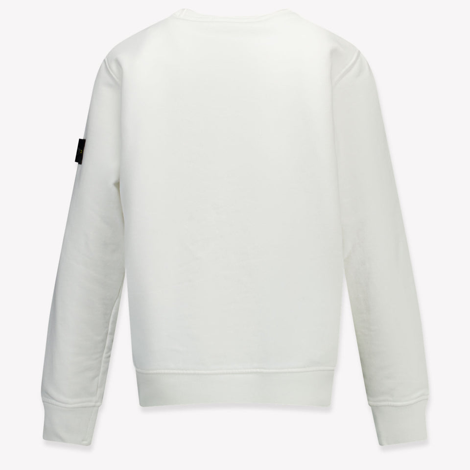 Stone Island Kids Boys Sweater  Offwhite