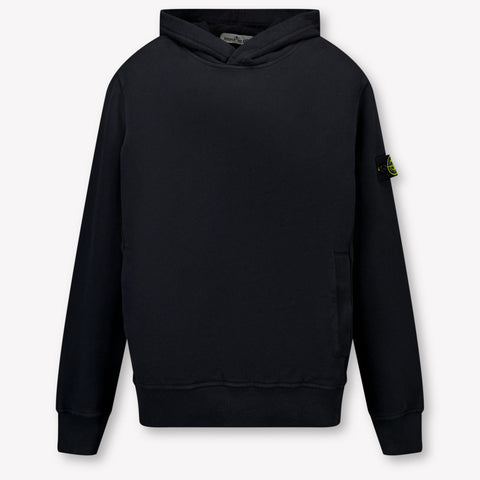 Stone Island Kids Boys Sweater  Black