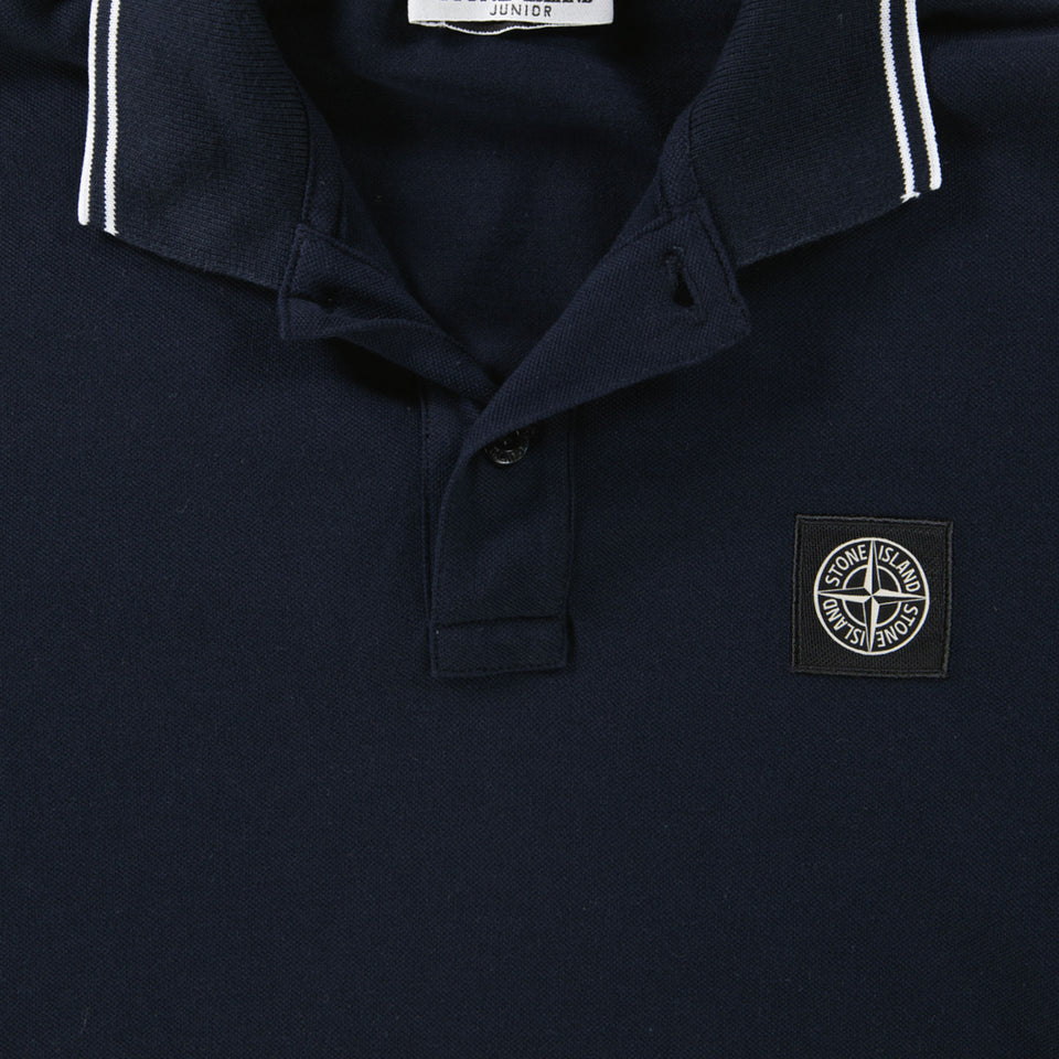 Stone Island Kinder Jongens Polo In Navy