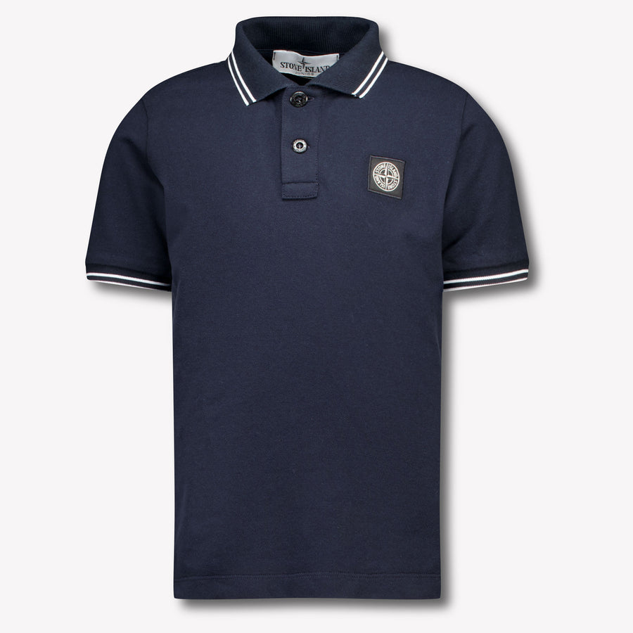 Stone Island Boys Polo Shirt in Navy
